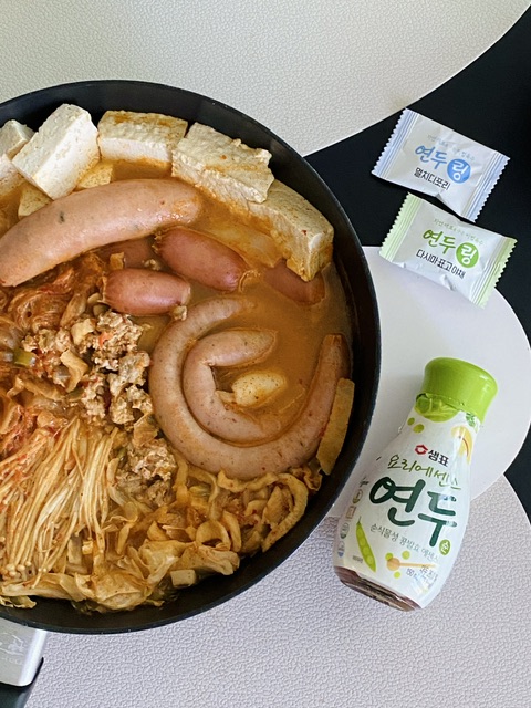 #즐요클럽, 스팸없이도 맛있는 부대찌개